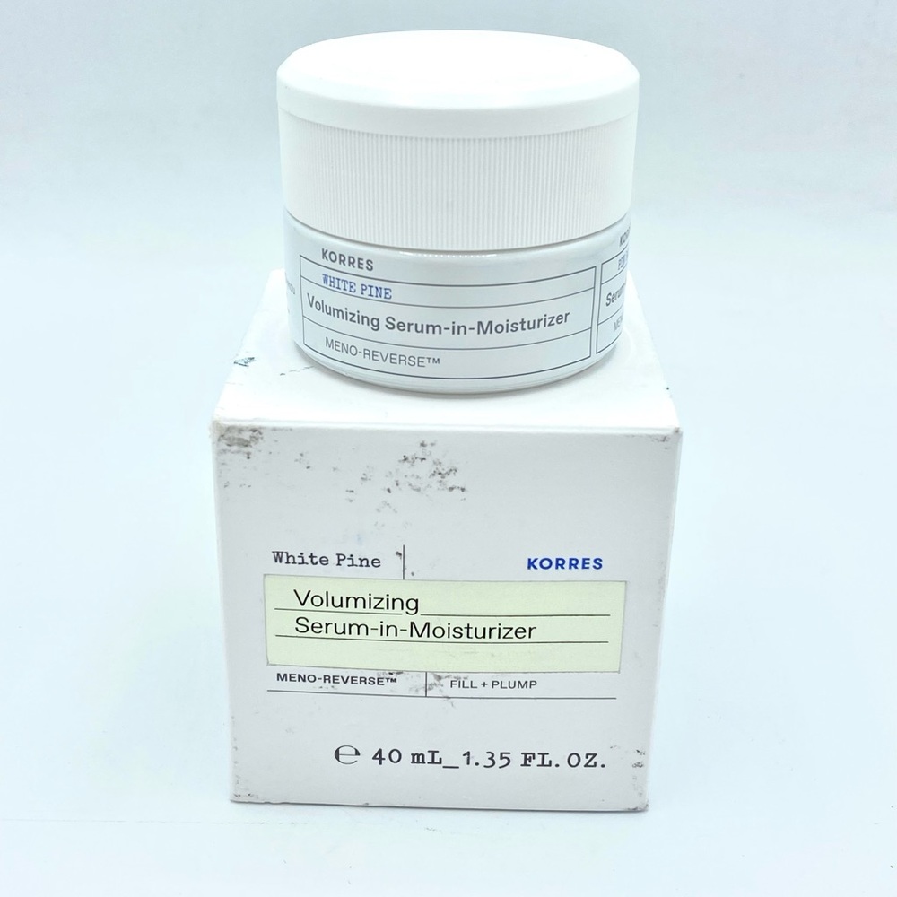 KORRES White Pine Meno-Reverse Volumizing Serum in Moisturizer 1.35oz NEW